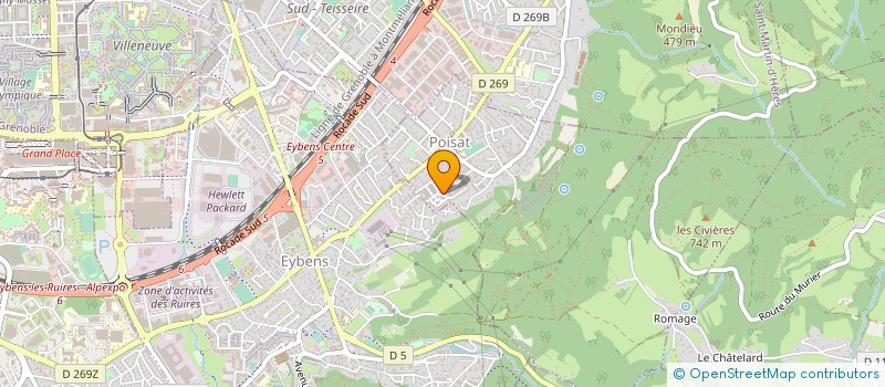 localisation de l'entreprise A2T RENOVATION  POISAT