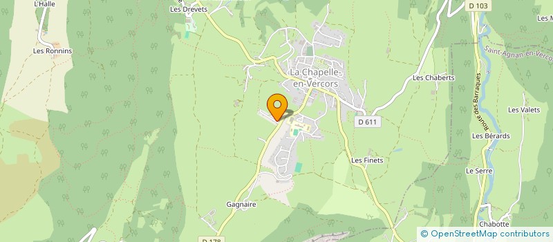 localisation de l'entreprise A2TC à LA CHAPELLE-EN-VERCORS