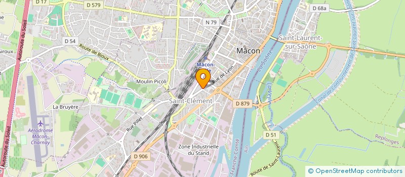 localisation de l'entreprise A2TEC à MACON