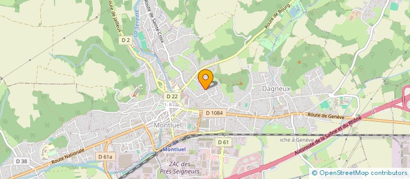 localisation de l'entreprise A2TLP  DAGNEUX