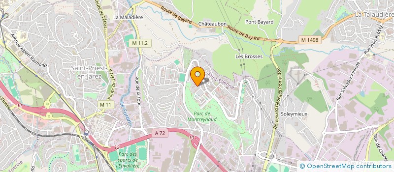 localisation de l'entreprise A2TOPO à SAINT-ETIENNE