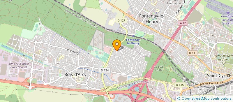 localisation de l'entreprise A2V  BOIS D'ARCY