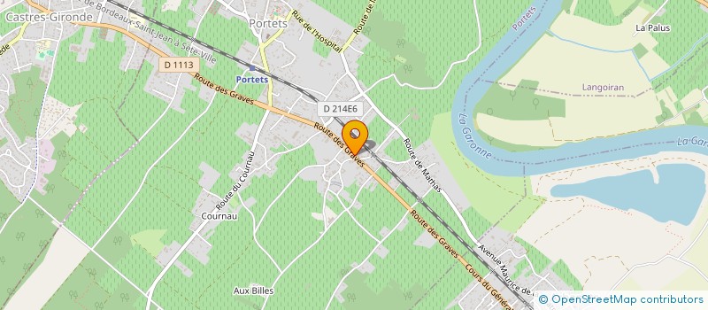 localisation de l'entreprise A2V AUTO 33  PORTETS