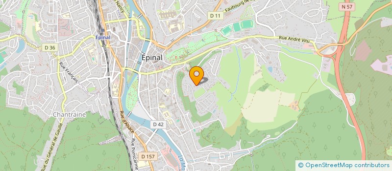 localisation de l'entreprise A2V DIDIER à EPINAL