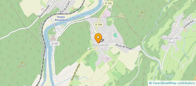 localisation de l'entreprise A2VG  BOUSSIERES