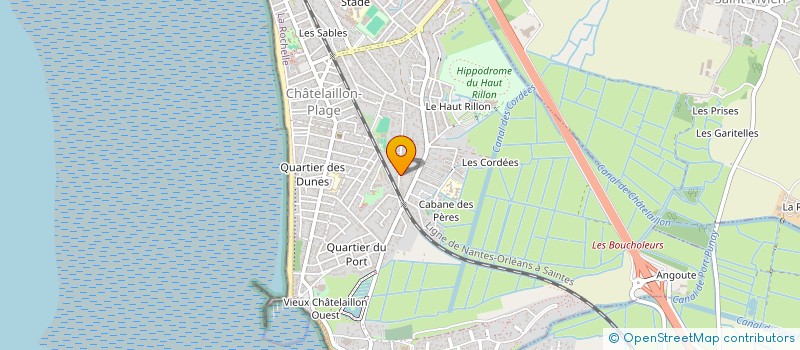 localisation de l'entreprise A2VML à CHATELAILLON-PLAGE