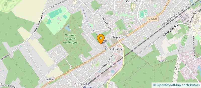 localisation de l'entreprise A2VP à PESSAC