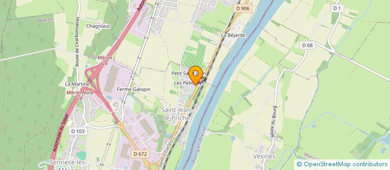 localisation de l'entreprise A2W HOLDING à MACON