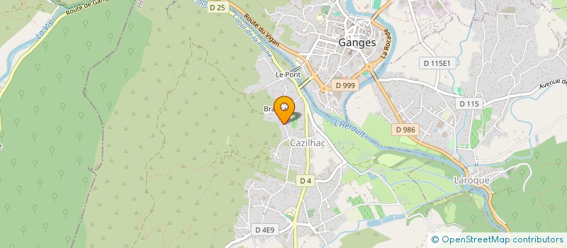 localisation de l'entreprise A2WEB COMMUNICATION  CAZILHAC