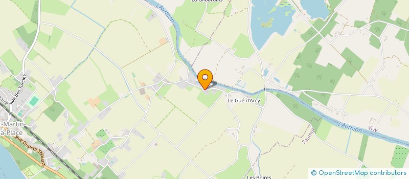 localisation de l'entreprise A2X PAYSAGE à GENNES-VAL-DE-LOIRE