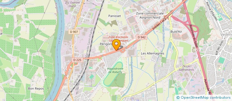 localisation de l'entreprise A2XE  LE PONTET