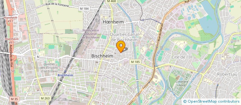 localisation de l'entreprise A2Y  BISCHHEIM