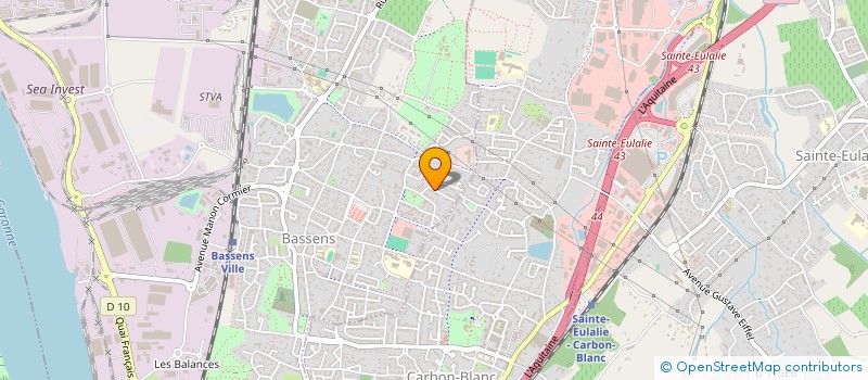 localisation de l'entreprise A2Z  BASSENS