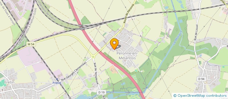 localisation de l'entreprise A2Z ADVISORY à PERONNE-EN-MELANTOIS