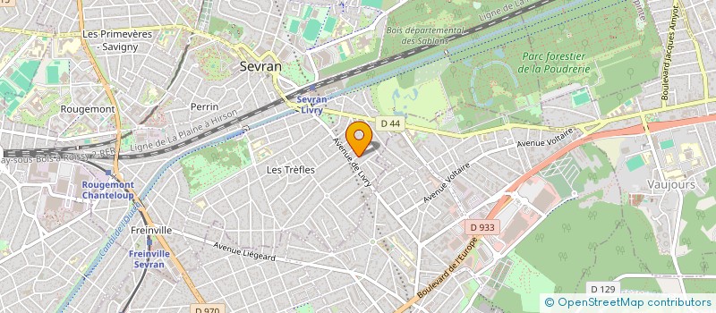 localisation de l'entreprise A2Z BATIMENT à SEVRAN