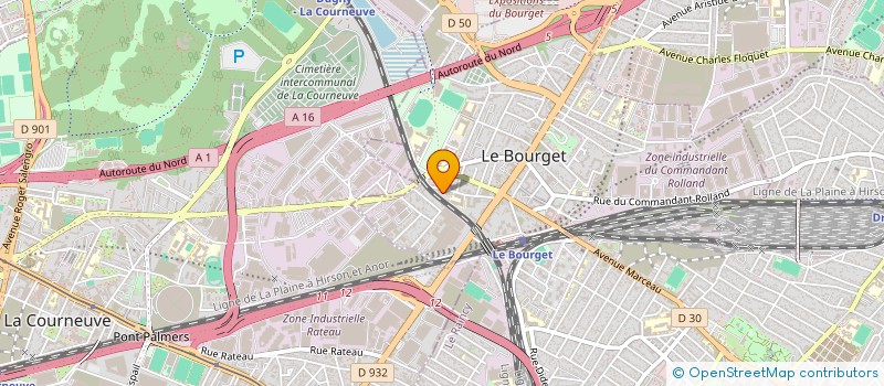 localisation de l'entreprise A2Z RENOVATION à LE BOURGET