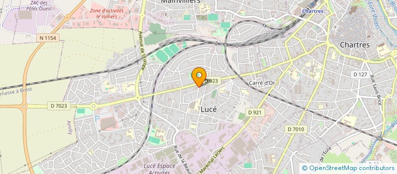 localisation de l'entreprise A2Z SUPERETTE LUCE à LUCE