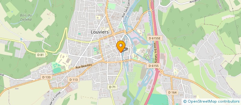 localisation de l'entreprise A3  LOUVIERS