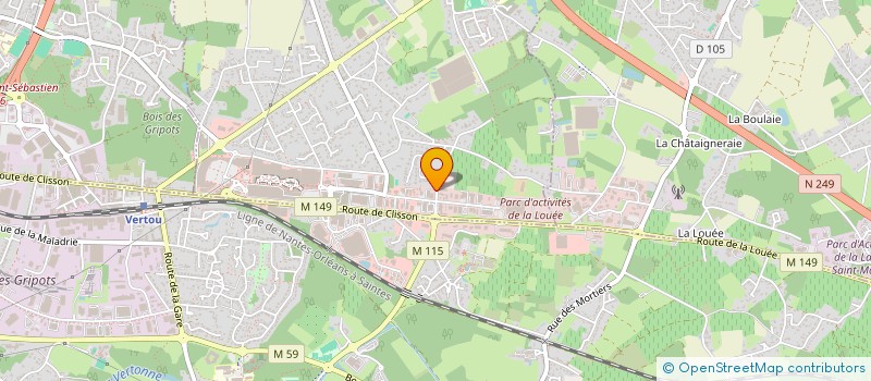 localisation de l'entreprise A3  BASSE-GOULAINE