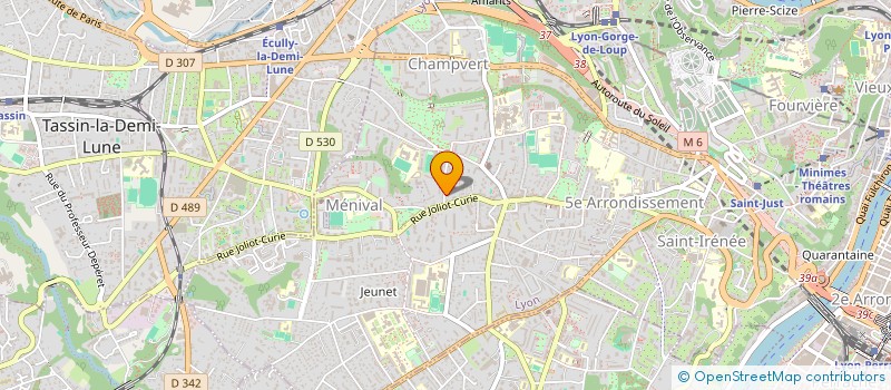 localisation de l'entreprise A3 à LYON