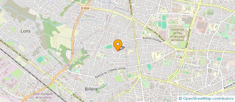 localisation de l'entreprise A3 à BILLERE