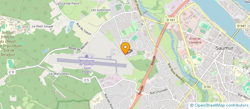 localisation de l'entreprise A3-AIDE ALIMENTAIRE ANIMAUX  SAUMUR