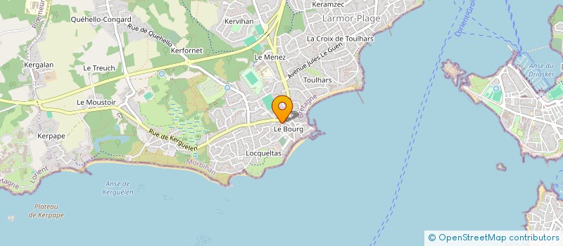 localisation de l'entreprise A3 AMBULANCE  LARMOR-PLAGE