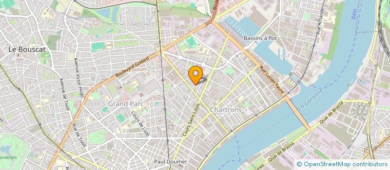 localisation de l'entreprise A3 ARCHITECTES  BORDEAUX