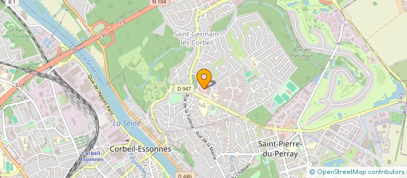 localisation de l'entreprise A3 CONDUITE  SAINT-GERMAIN-LES-CORBEIL