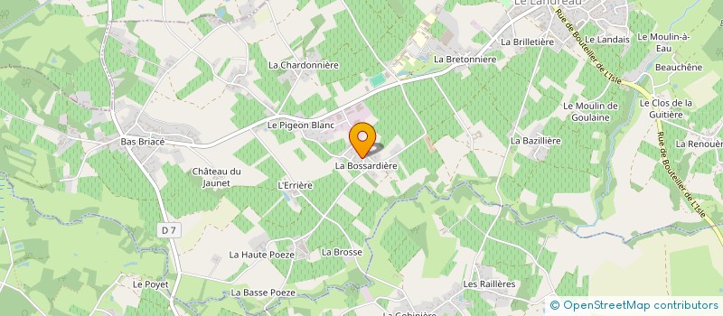 localisation de l'entreprise A3 CONSTRUCTION à LE LANDREAU