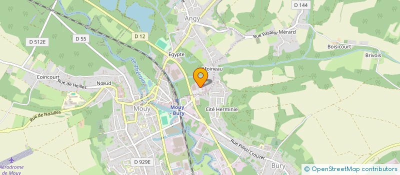 localisation de l'entreprise A3 FITNESS  ANGY