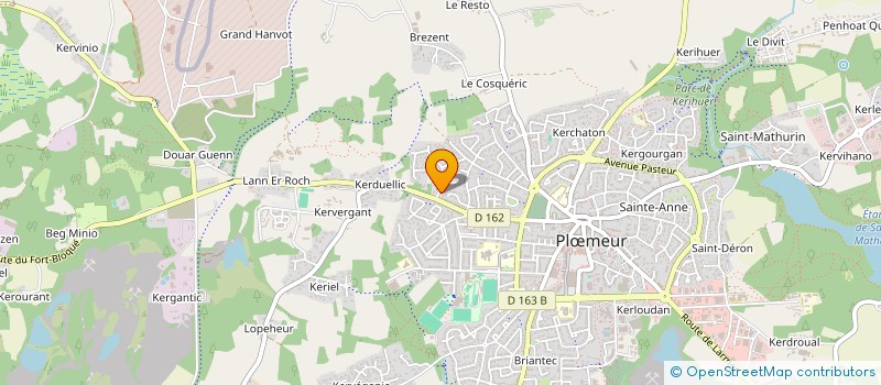 localisation de l'entreprise A3 IMMO à PLOEMEUR