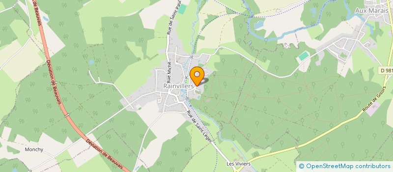 localisation de l'entreprise A3 INDUSTRIE  RAINVILLERS