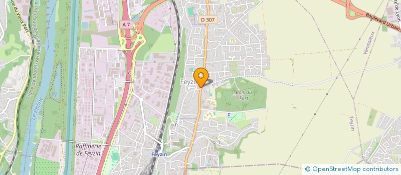 localisation de l'entreprise A3 INVEST  FEYZIN