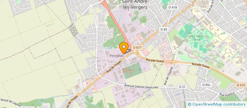 localisation de l'entreprise A3' NET à SAINT-ANDRE-LES-VERGERS