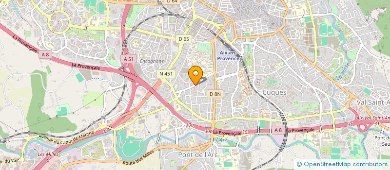 localisation de l'entreprise A3 PATRIMOINE  AIX-EN-PROVENCE