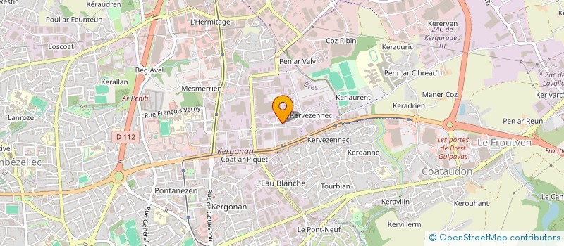 localisation de l'entreprise A3 PAYSAGE à BREST