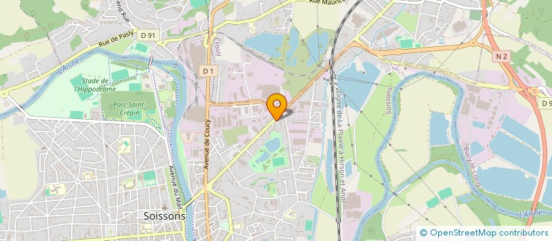 localisation de l'entreprise A3 PRESTATIONS à SOISSONS