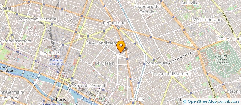 localisation de l'entreprise A3 SERVICES à PARIS