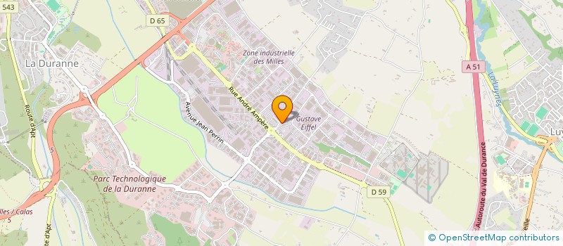 localisation de l'entreprise A3 SIGNALISATION à AIX-EN-PROVENCE
