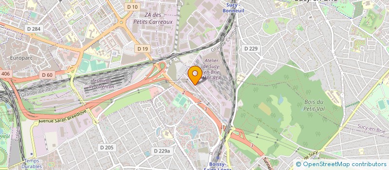 localisation de l'entreprise A32B à BOISSY-SAINT-LEGER