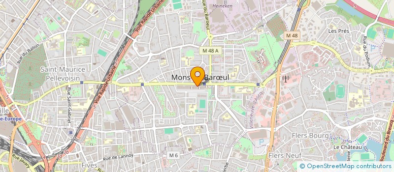 localisation de l'entreprise A3526  MONS-EN-BARUL