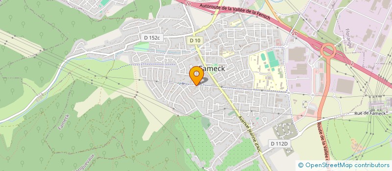 localisation de l'entreprise A3A  FAMECK