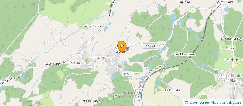 localisation de l'entreprise A3A à BURGNAC