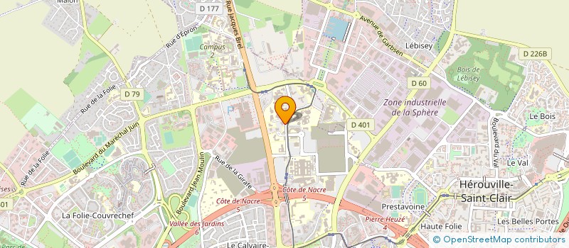 localisation de l'entreprise A3B à CAEN