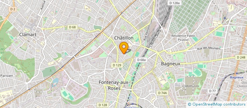 localisation de l'entreprise A3B SOLUTIONS  CHATILLON