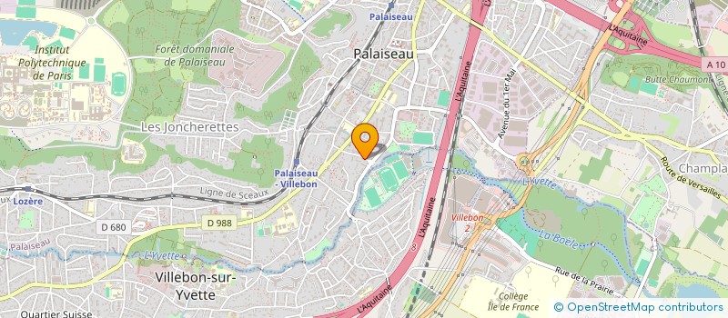 localisation de l'entreprise A3B TECHNOLOGIES à PALAISEAU