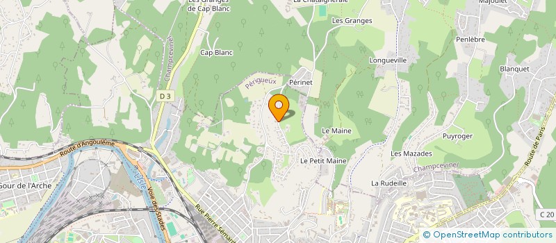 localisation de l'entreprise A3C  VAUX-SUR-MER