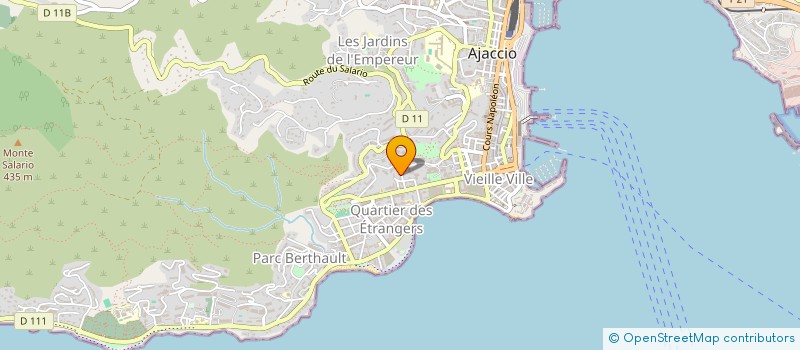 localisation de l'entreprise A3C à AJACCIO