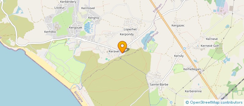 localisation de l'entreprise A3C JARDEL  ERDEVEN